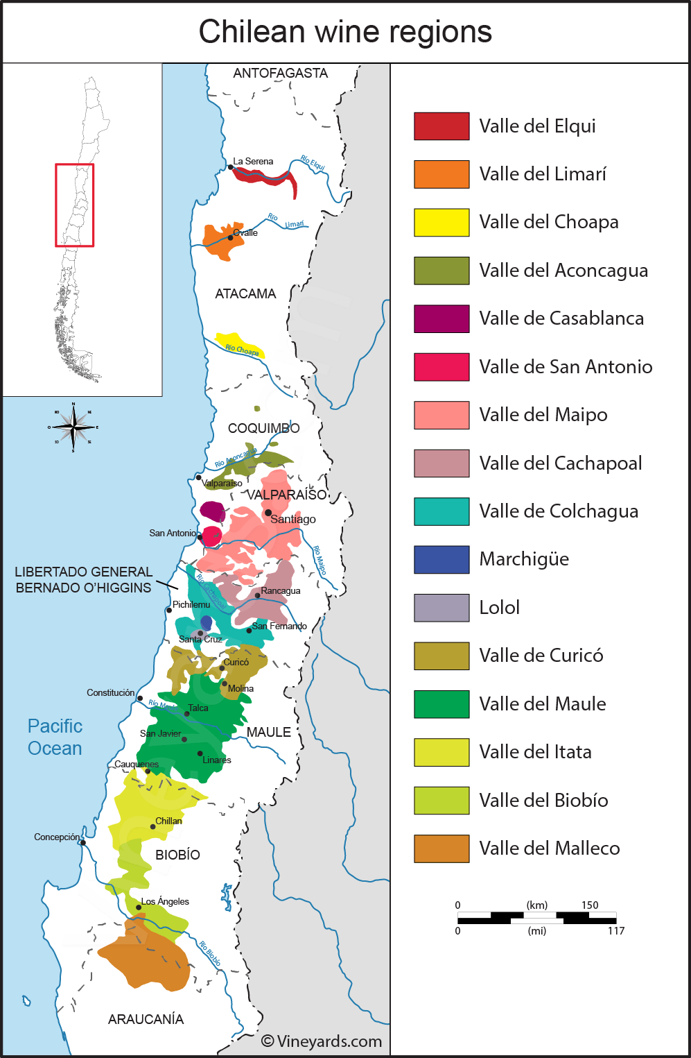 Wine Regions in Chile